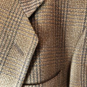 Christian Dior luxurious Silk Lambswool brown grey Blazer 46L